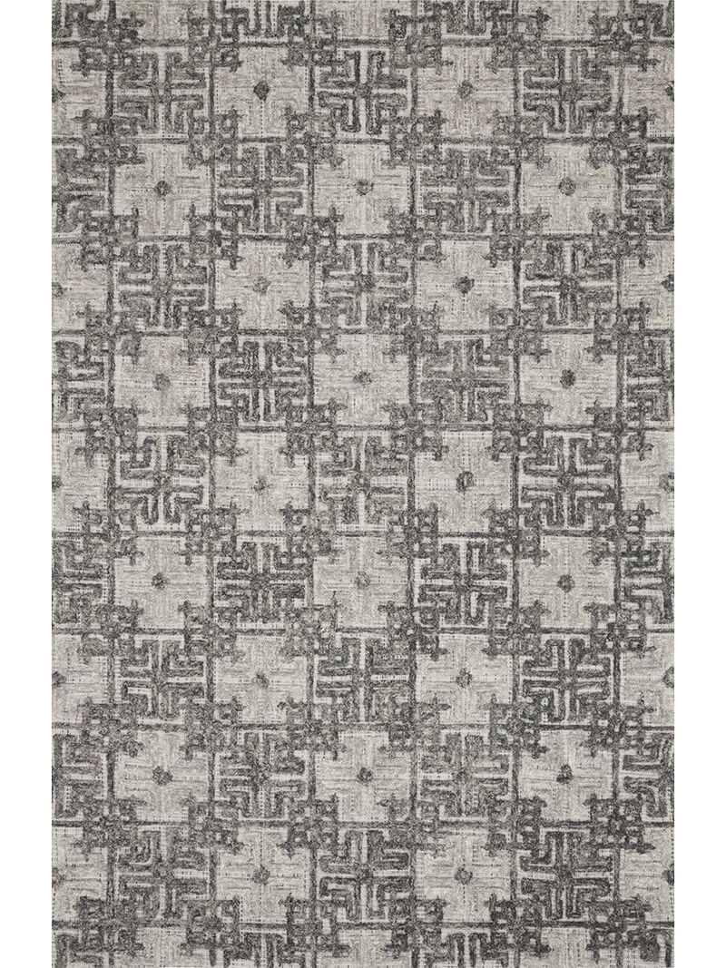 Ehren EHR01 Charcoal/Fog 3'6" x 5'6" Rug