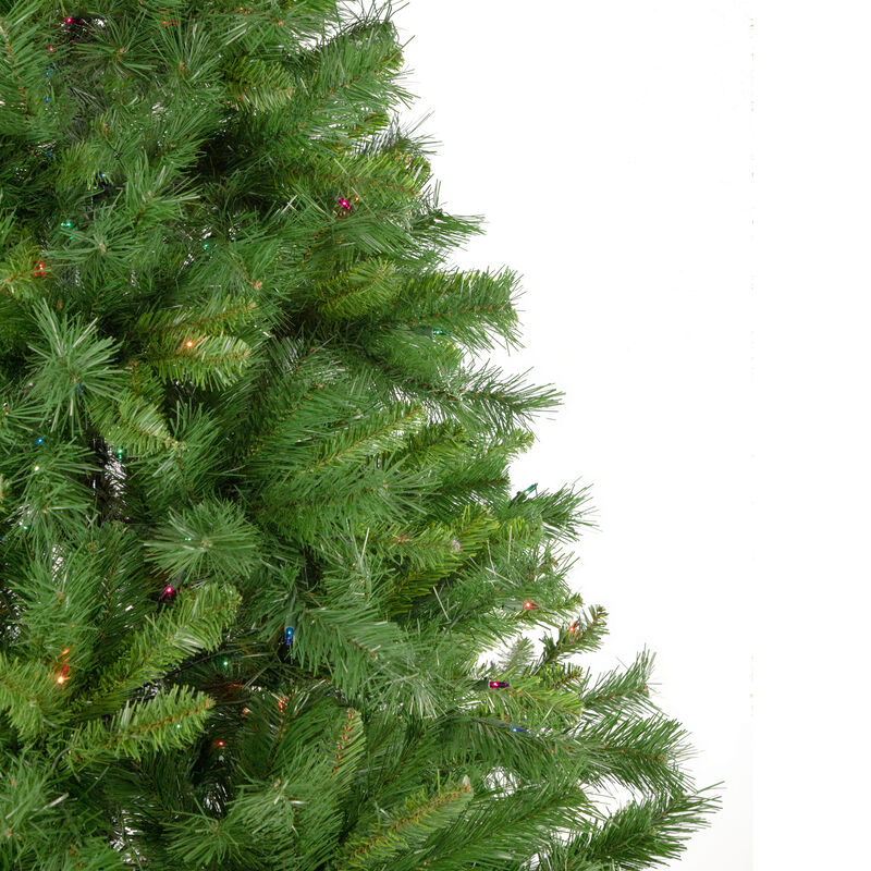 7.5' Pre-Lit Chatham Pine Artificial Christmas Tree  Multi-Color Lights