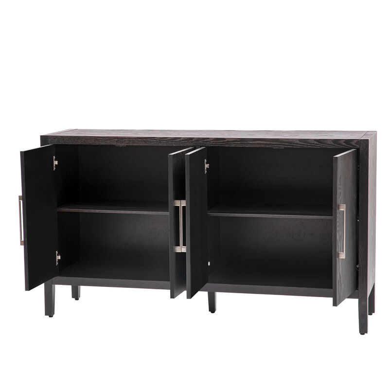 Merax Retro Storage Cabinet Sideboard with Adjustable Shelves