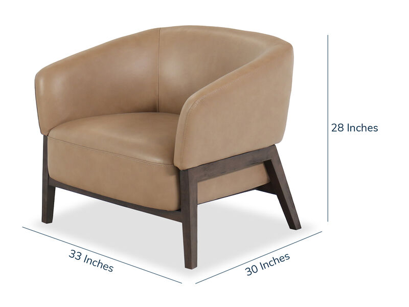Aline Toast Accent Chair