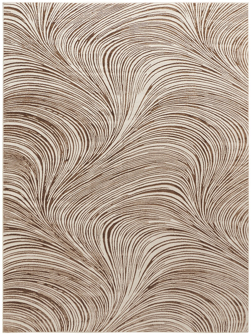 Central Park West CEP02 Beige/Brown 7'10" x 9'10" Rug