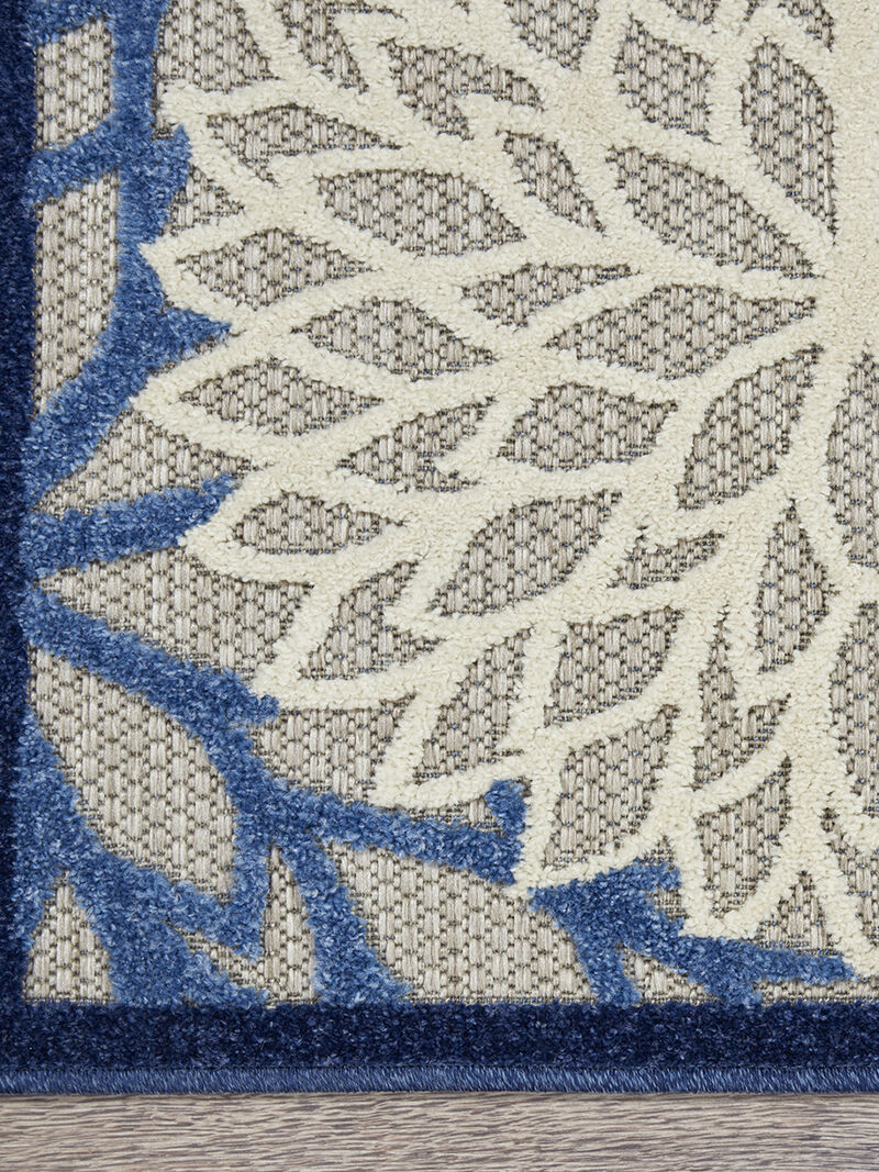 Aloha ALH05 Blue/Multicolor 6' x 9' Rug