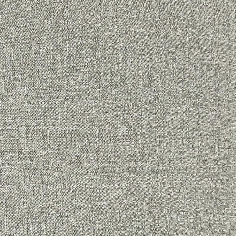 Sie 25 Inch Dining Chair, Nailhead Trim, Padded Gray Upholstery, Black Wood - Benzara