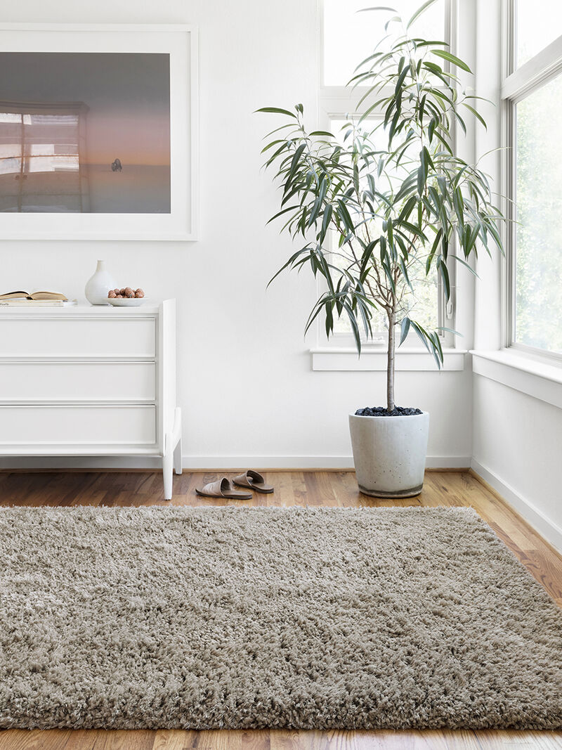 Mila MIL01 Taupe 5' x 7'6" Rug