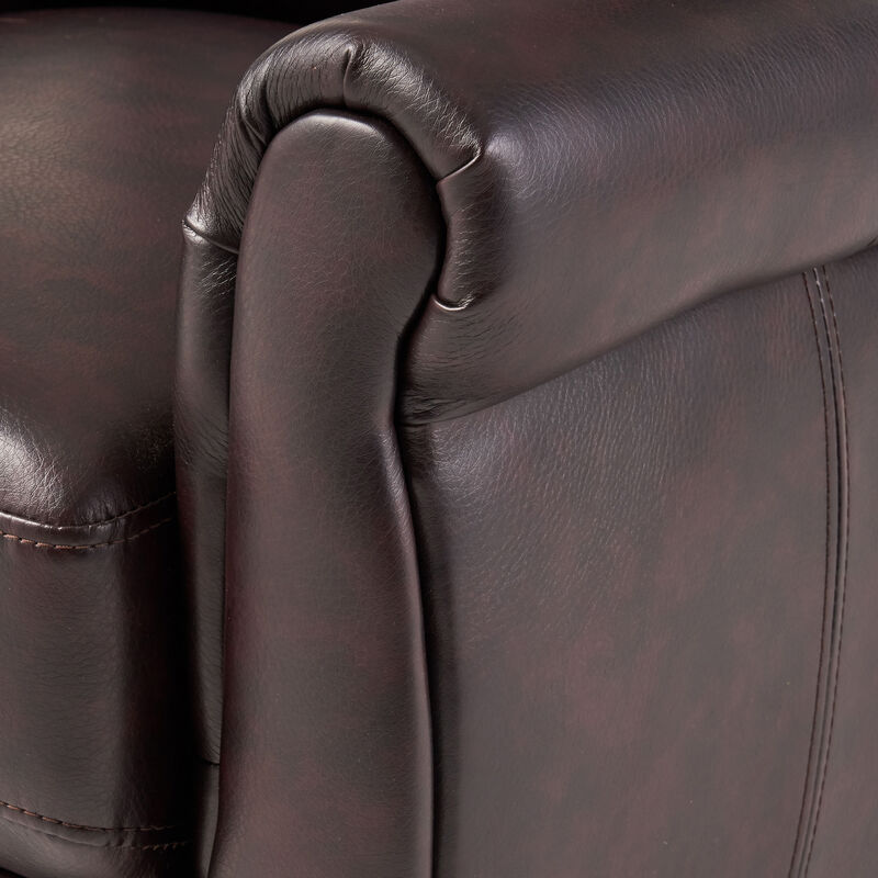 Merax Manual Pu Leather Recliner Chair