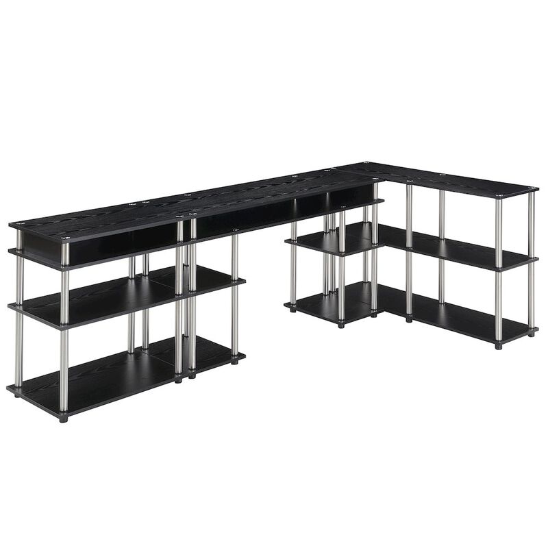Convenience Concepts Designs2Go No Tools Desk, Printer Stand, and Console Table Set