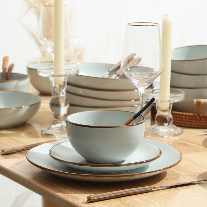Stone Lain Brasa Stoneware 32 Piece Dinnerware Set