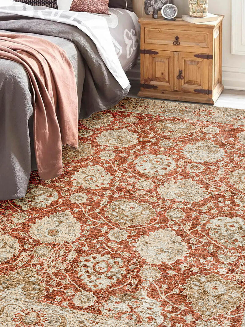 Bergama BE6 Paprika 3' x 5' Rug