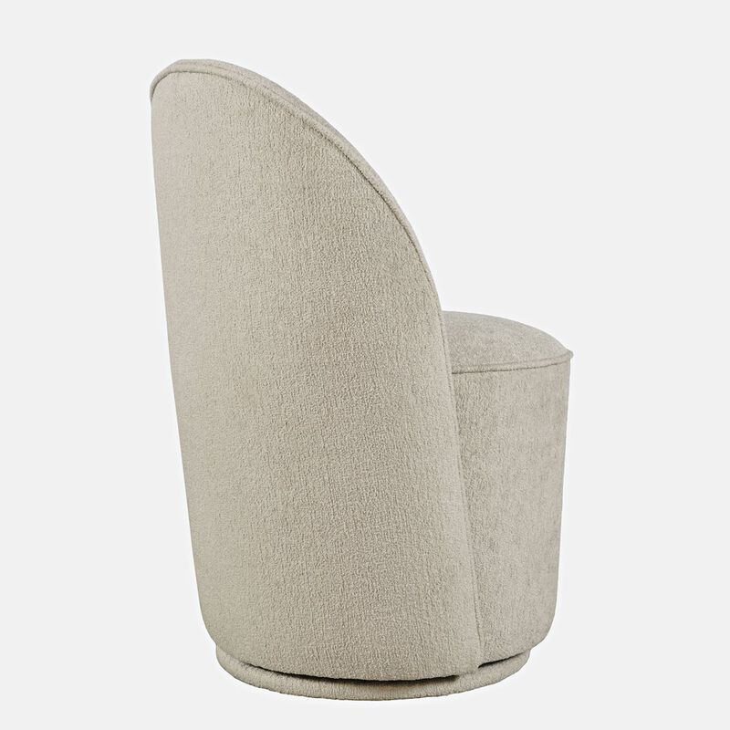 Jofran Landon Mid-Century Modern Upholstered Swivel Dining Chair (Set of 2)