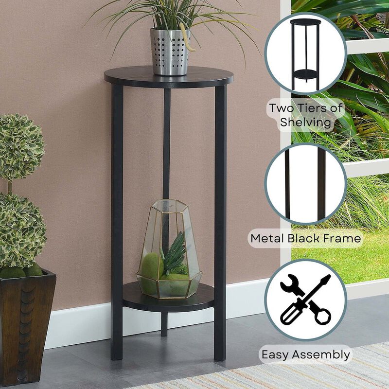 Convenience Concepts Graystone 31 inch 2 Tier Plant Stand