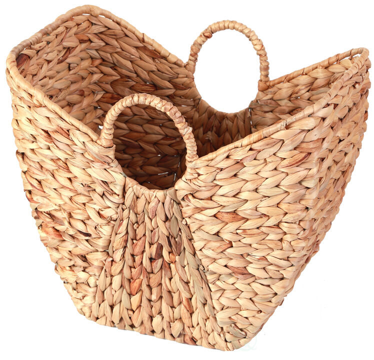 Large Wicker Laundry Basket with Round Handles Large Wicker Laundry Basket with Round Handles