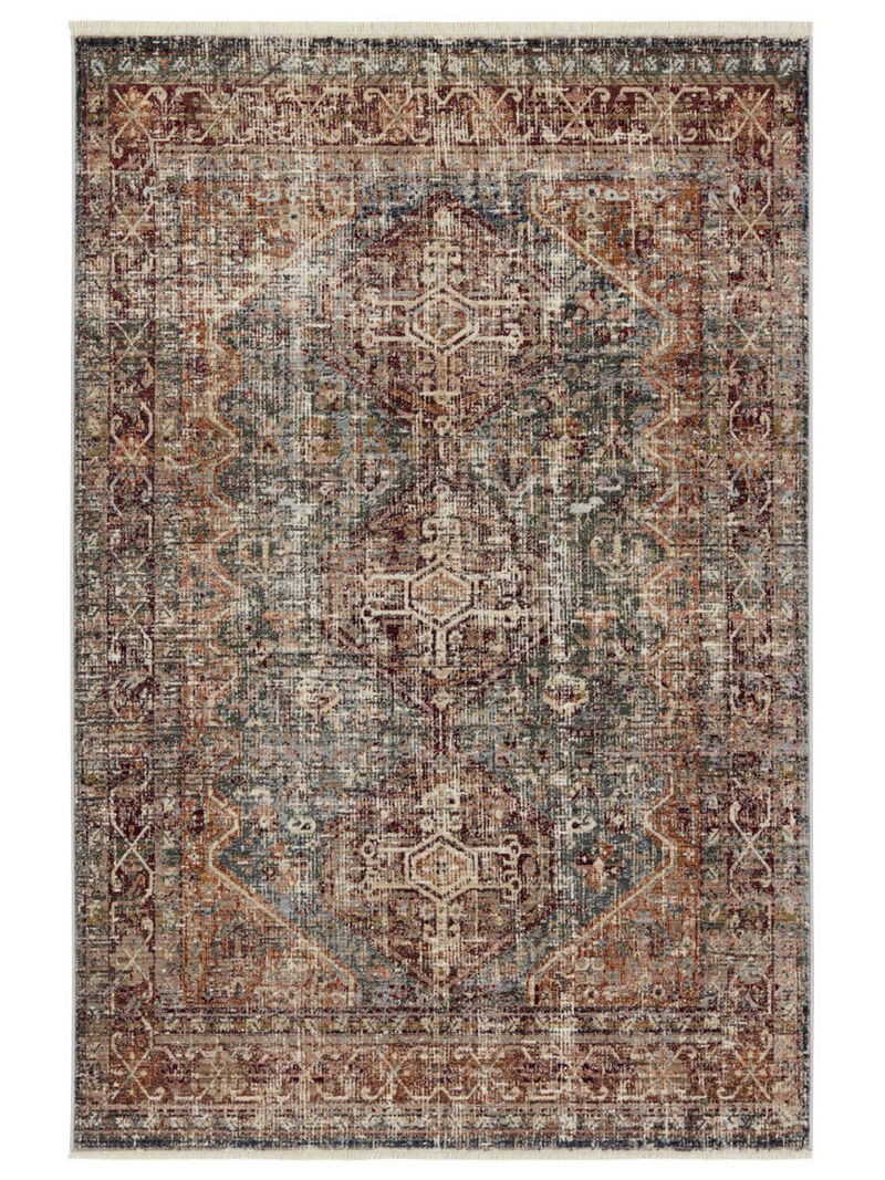 Zefira Zakaria Red 5' x 8' Rug