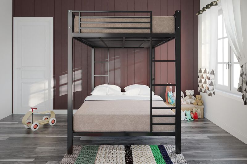 Atwater Living Parker Full over Full Metal Bunk Bed