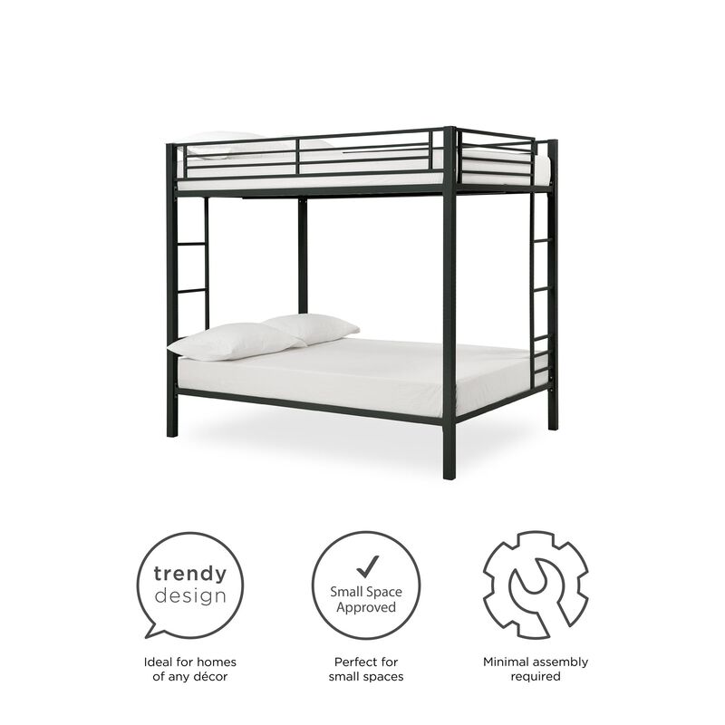 Atwater Living Parker Full over Full Metal Bunk Bed