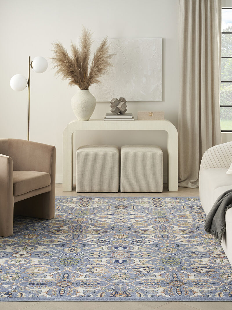Allur ALR03 Light Blue 9' x 12' Rug