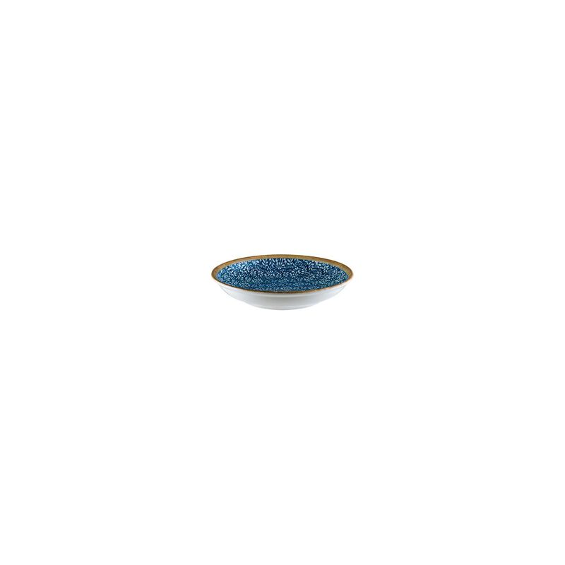 Calif dia.5.25" h:1.5" 7 oz. Round Decorated Porcelain Bowl (Set of 4)