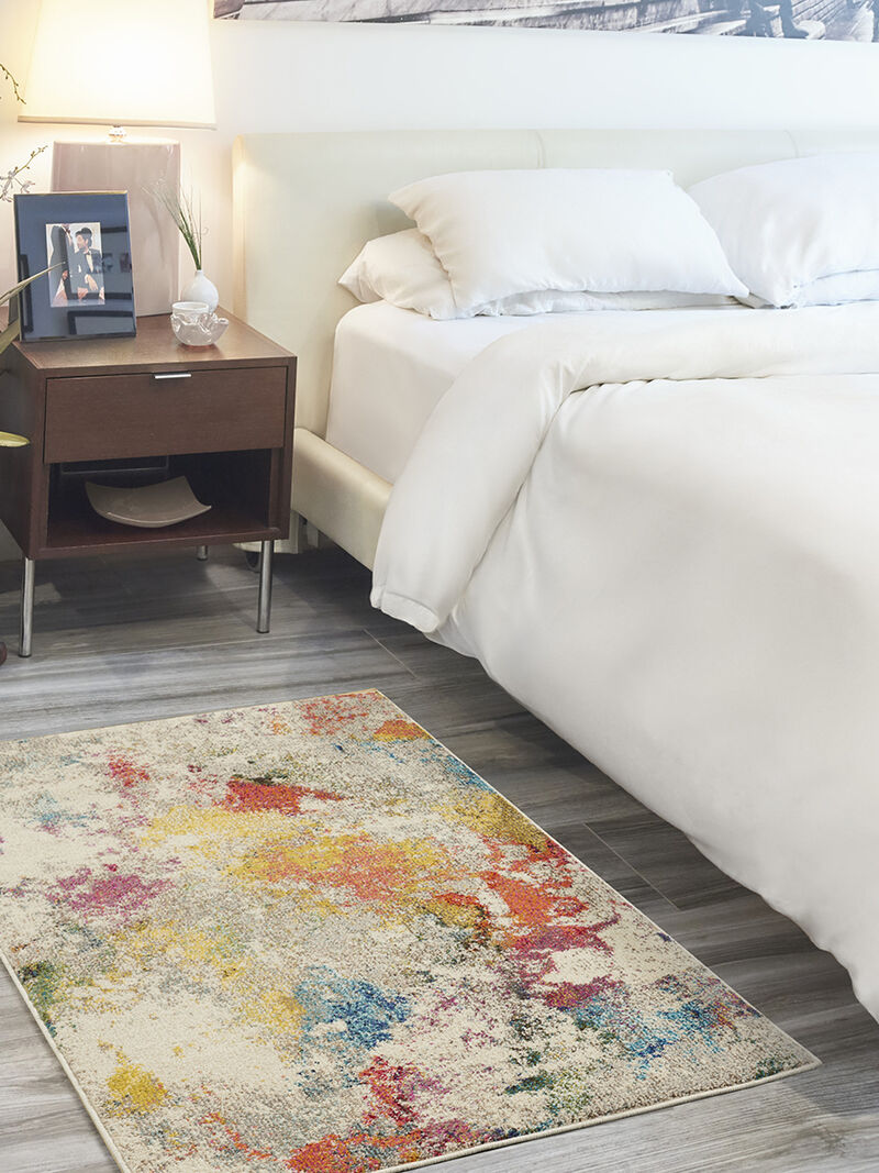 Celestial CES12 Ivory/Multicolor 3' x 5' Rug