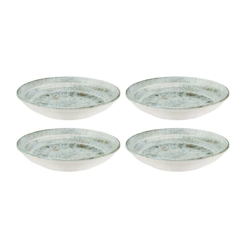 Odette dia.6" h:1.5" 11 oz. Round Decorated Porcelain Bowl (Set of 4)