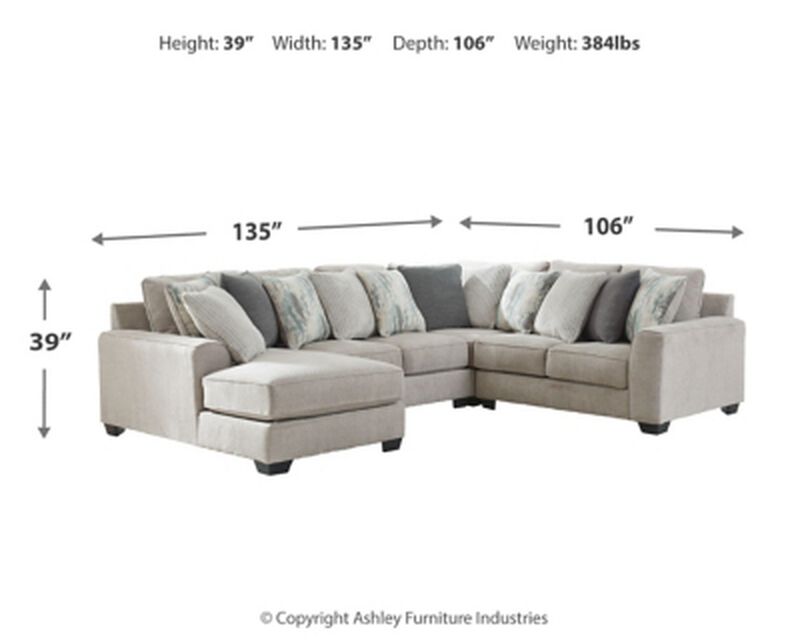 Ardsley 4-Piece Sectional with Chaise