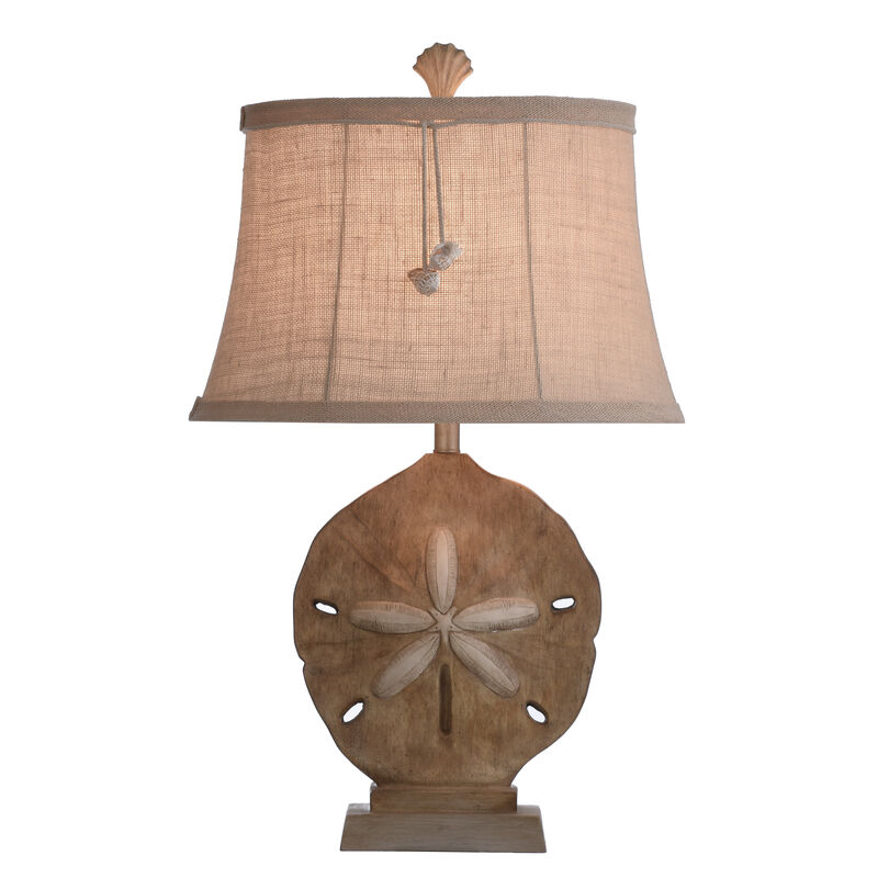 Large Sand Dollar Table Lamp (Set of 2)