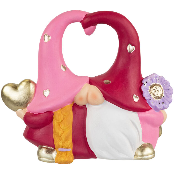 Kissing Gnomes Valentine's Day Decoration - 8" Kissing Gnomes Valentine's Day Decoration - 8"