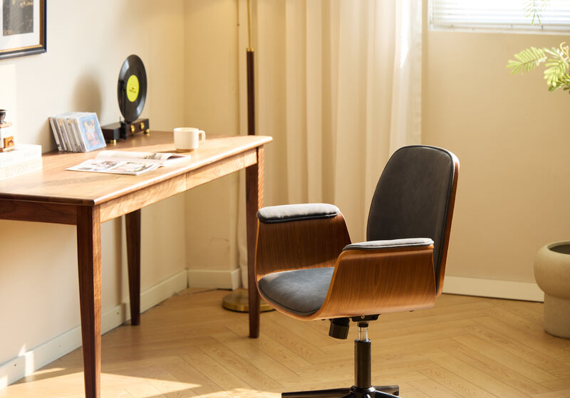 Design Adjustable Wooden Office Chair