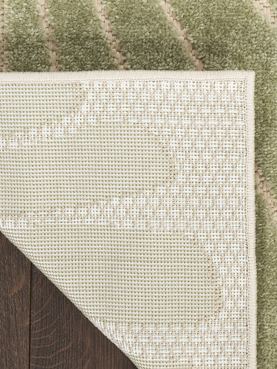 Aloha ALH24 Green/Yellow 6' x 9' Rug