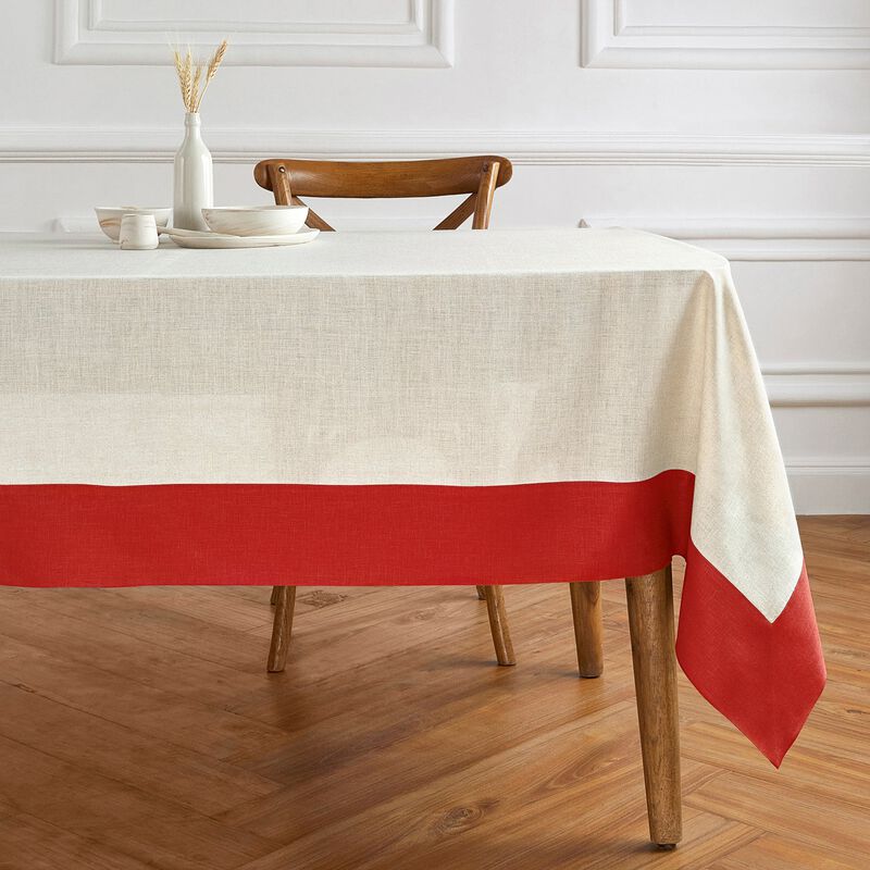 Solino Home 100% Pure Linen Tablecloth | Contempo for Spring and Easter