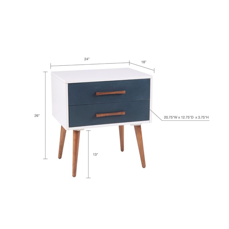 Streamdale Jeremy Storage Nightstand