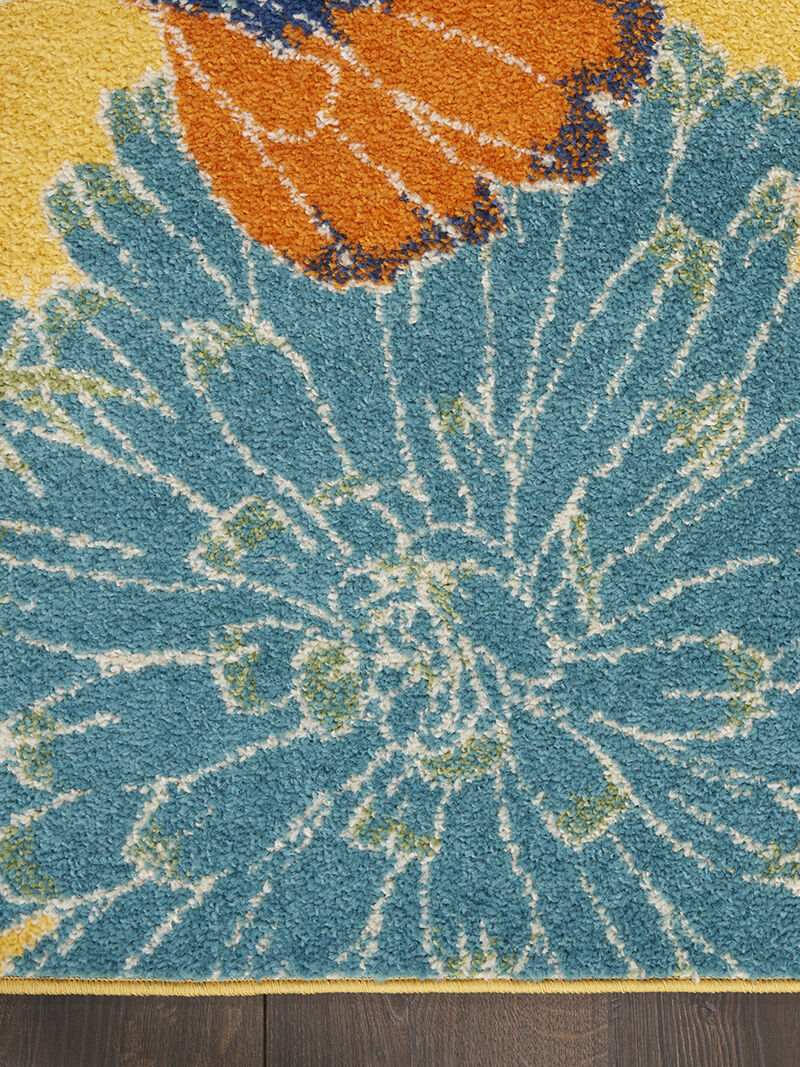 Allur ALR06 Yellow/Multi 4' x 6' Rug