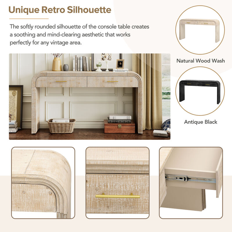 Merax Retro Open Style MDF Console Table