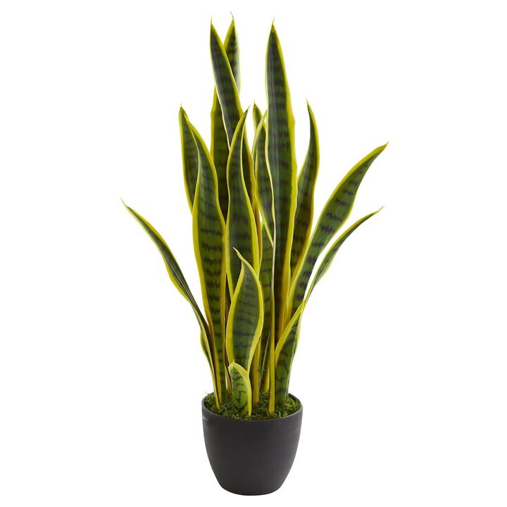 Nearly Natural 26-in Sansevieria Artificial Plant Nearly Natural 26-in Sansevieria Artificial Plant