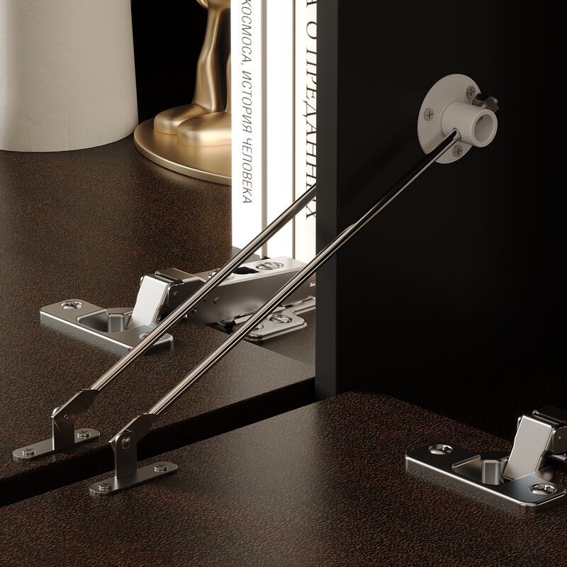 FUFU&GAGA Modern/Contemporary Dark Brown Tv Stand Integrated Tv Mount (Accommodates TVs more than 70-in),Brown
