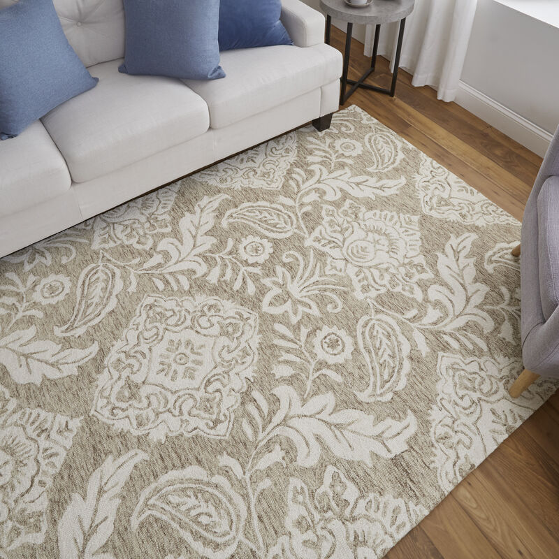 Belfort 8776F Tan/Ivory 9' x 12' Rug