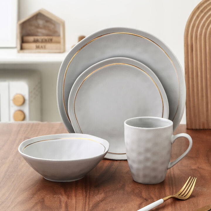 Stone Lain Clara Porcelain 32 Piece Dinnerware Set