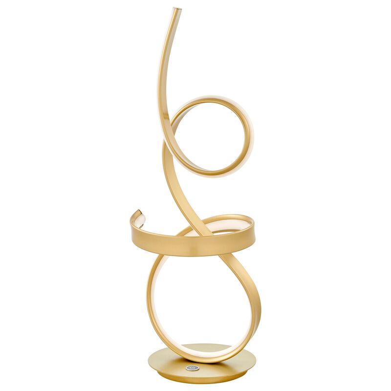 Amsterdam Table Lamp Gold Metal Dimmable Integrated LED