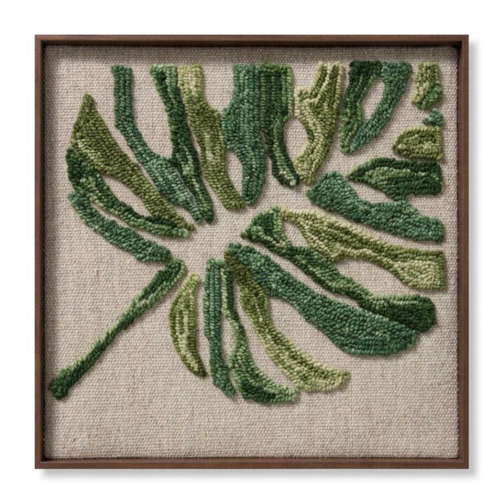 Borneo Green Ivory Wall Art