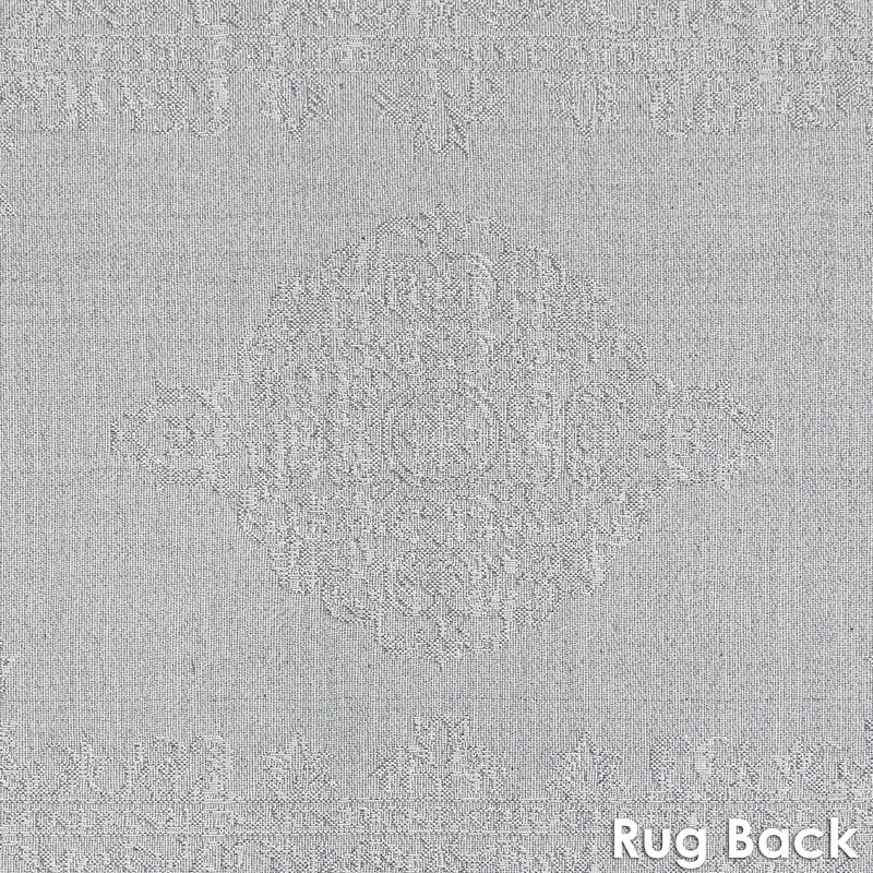 Sunnydaze Parisian Paradise Indoor Area Rug - Ash - 5 ft x 7 ft