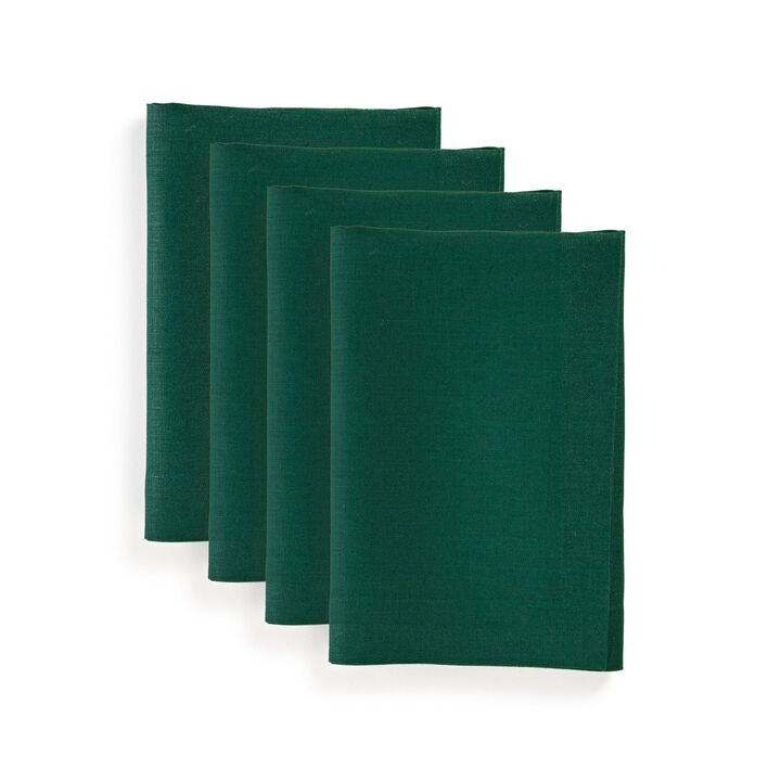 Solino Home 100% Pure Linen Cloth Napkins 20 x 20 Inch Set of 4 | Diana Dinner Napkins