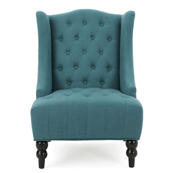 Merax Upholstered Wingback Accent Chair