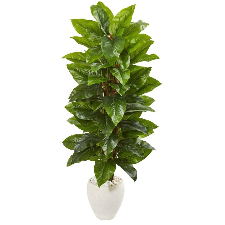 Nearly Natural 63-in Philodendron Artificial Plant in Planter (Real Touch) Nearly Natural 63-in Philodendron Artificial Plant in Planter (Real Touch)