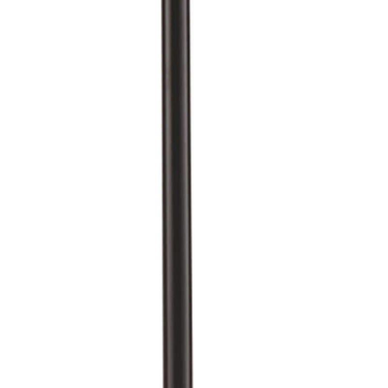 Metal Coat Rack With Umbrella Stand, Black - Benzara