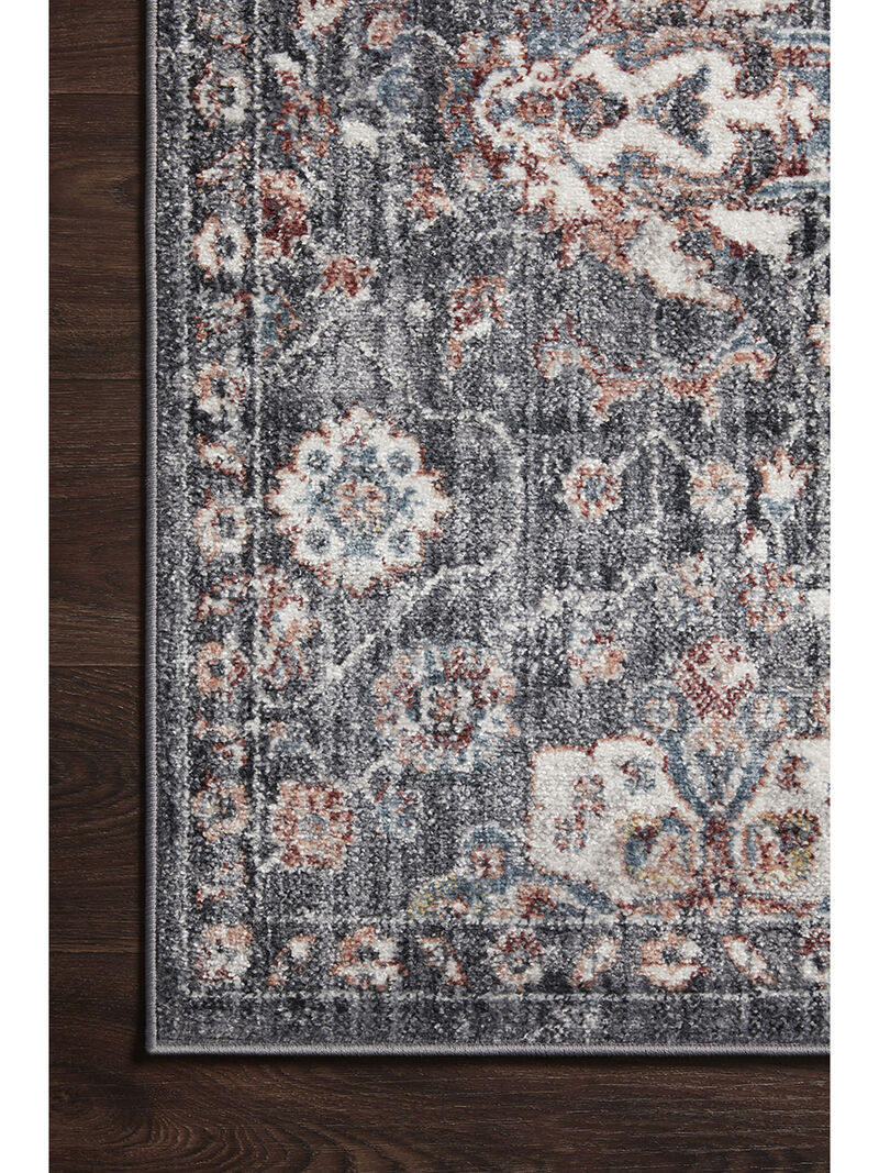 Cassandra CSN03 Charcoal/Rust 3'9" x 5'9" Rug