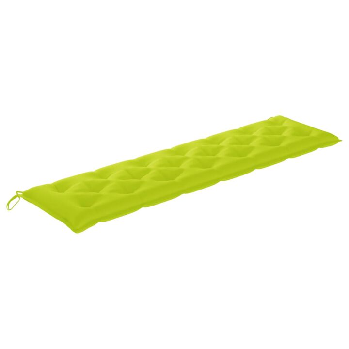 vidaXL Garden Bench Cushion Bright Green 78.7"x19.7"x 2.8" Fabric