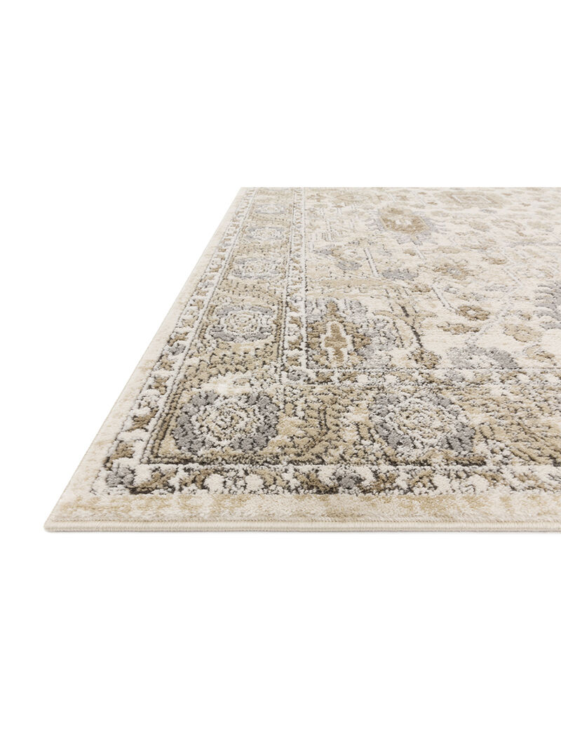 Teagan TEA03 Ivory/Sand 3'4" x 5'7" Rug