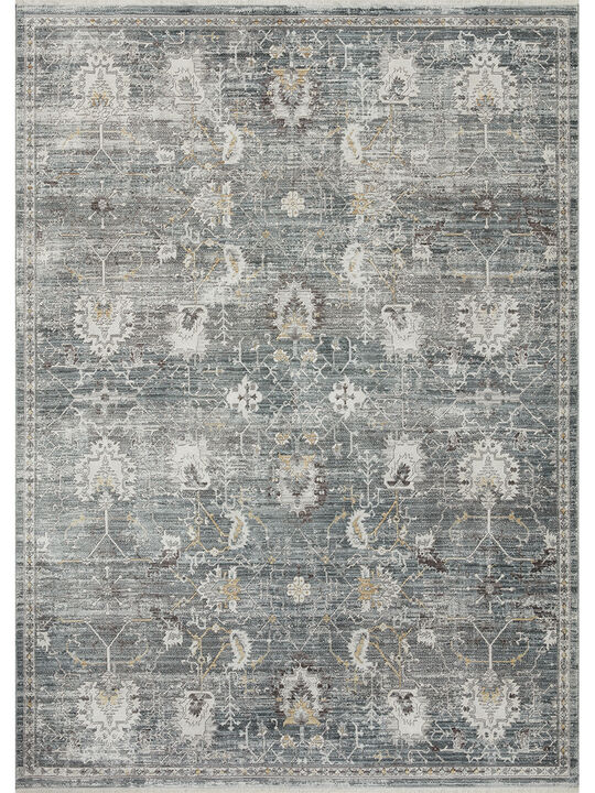 Bonney BNY03 Lagoon/Ivory 3'11" x 5'5" Rug