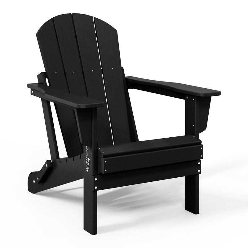 WestinTrends Westintrends 4-Piece set outdoor folding Poly Adirondack chair