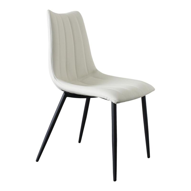 Moe's Home Collection Alibi Dining Chair Ivory-Set Of Two