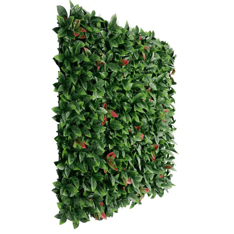 Artificial Photinia Hedge Panel Wall 40" x 40" 11SQ FT Commercial Grade UV Resistant