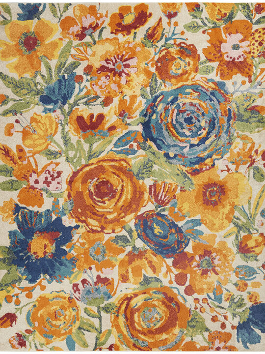Allur ALR07 Ivory/Multicolor 4' x 6' Rug